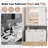 Wall-Mounted Lighted Bathroom Medicine Cabinet With Mirror-497169505