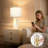 Natural Snowflake Gypsum Table Lamp