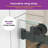 56"- 60" W x 76" H Sliding Frameless Shower Door with 5/16" Clear Tempered Glass-97811044