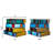 Latonna 5.75"H Multi-Colored Book Stack Stained Glass Accent Lamp