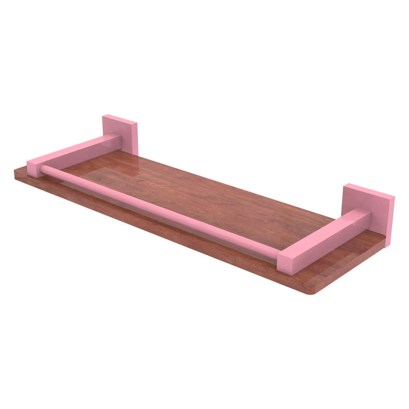 Tablette Montero de la collection Montero IPE, H 3 po x l 16 po x P 5 po, Rose