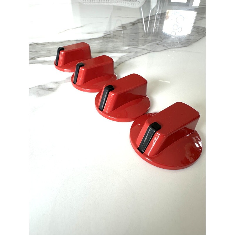 Red Universal Stove Knob 48MM– Replacement Control Knob for Gas Range & Oven, Red