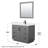 Miranda 42" Freestanding Single Bathroom Vanity with Quartz Top with 34" Mirror-98023862-98144237-98023861