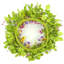 Couronne en fausse soie 20 po
