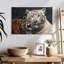 Tigre blanc et chaton Brampt-107870280