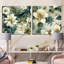 Winterton - Ensemble de 2 collages floraux carrés-101857679-101857681