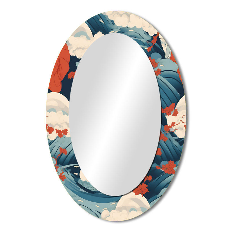 Miroir mural Ukiyo, 36 po x 24 po