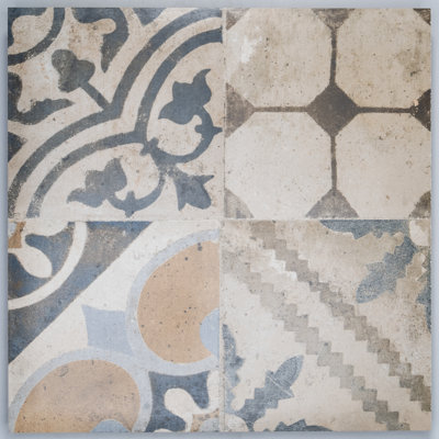 Verona 12''x 12'' Ceramic Spanish Wall & Floor TIle