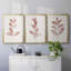 «Red Leaf I», toile encadrée de qualité supérieure - prête à être accrochée-69981656-69981652