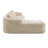 Chenille L-Shape Sectionals Sofa With 4 Pillows And Soft Seat-1101798055