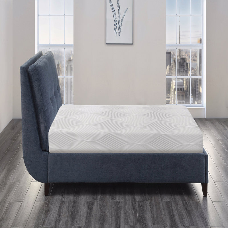 Matelas en mousse viscoélastique gélifiée, ferme, matelas dans une boîte, 10", Lit simple