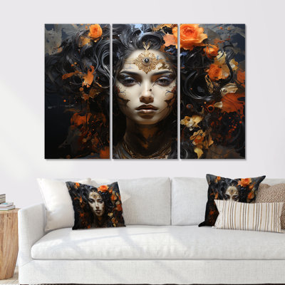 «Hinduism Kalis Power», ensemble d'art sur toile