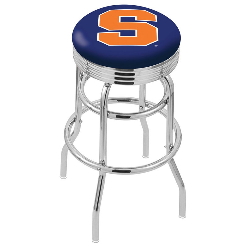 NCAA Bar & Counter Stool, Syracuse Orange, Counter Stool (25" Seat Height)