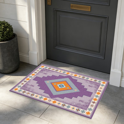 PurpleRug   area rugs for Living Room, Soft and Comfortable, Suitable for all seasons, easy to maintain, machine washable Indoor floor mat, Under Table Farmhouse suitable for Bedroom, Dining Room, Study,  Balcony, Home Decor Patio