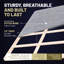 1.5" Split Wooden Bunkie Board / Slats for Mattress and Bed Support-675856782