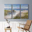 «Beach Ride I», peinture sur toile tendue 3 pièces-619909219