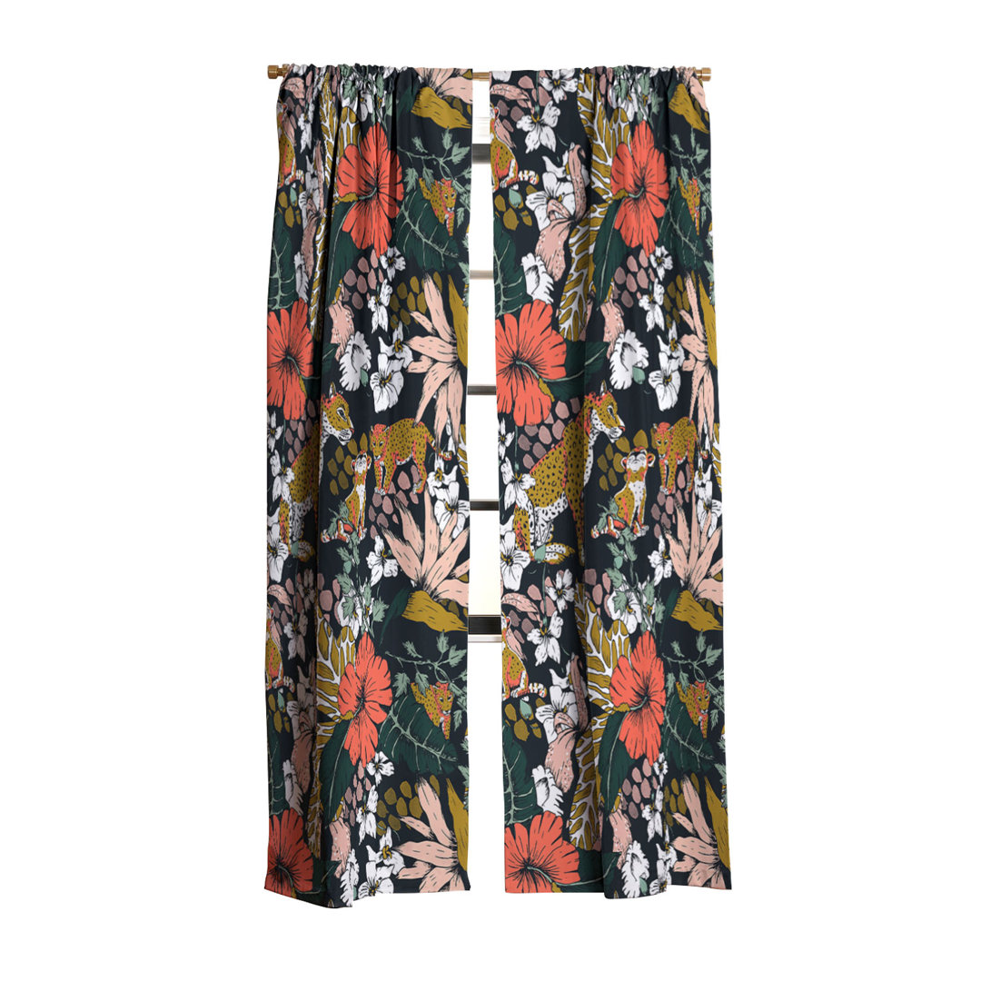 Xiangle Polyester Blackout Curtain Single Panel East Urban Home Size per 