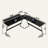 Abeyta L-Shaped Metal Base Computer Desk-513279250