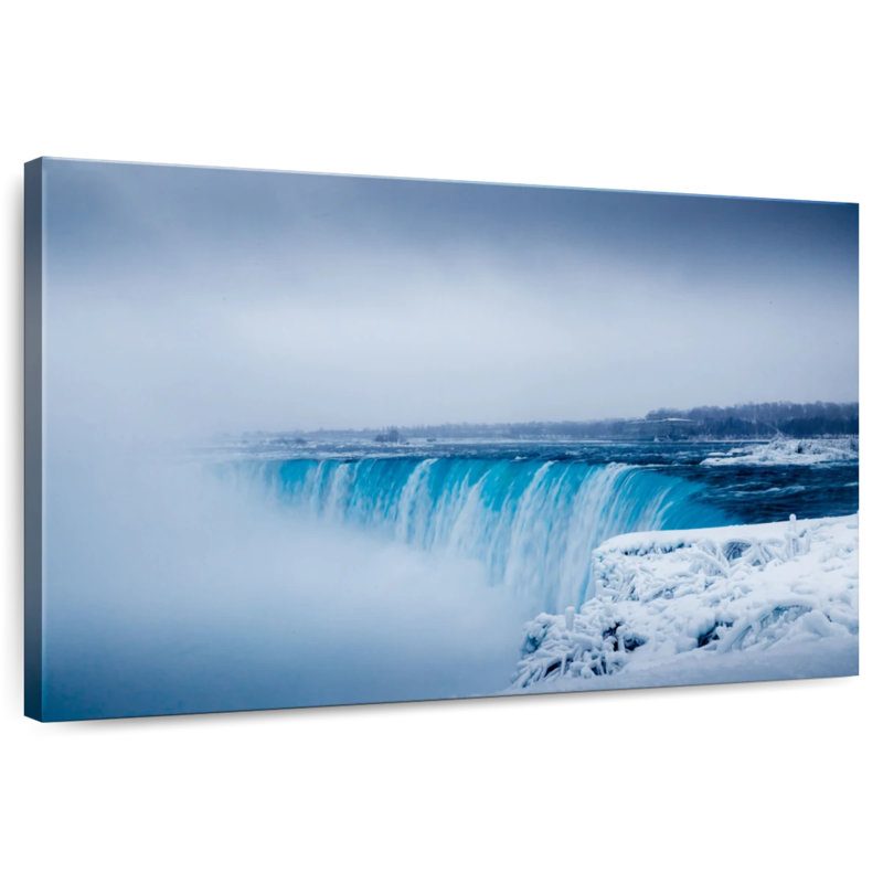 Alvord Niagara Falls Wintry Mist, 30" H x 45" W