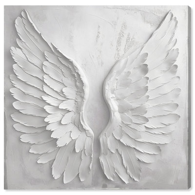 Wings of Pure Radiance III Canvas Wings Wall Art by Art Remedy