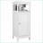 Cabinets, Modern Single Door Storage Cabinet with Adjustable Shelf, 12.6”L x 11.8”W x 33.5”H | Off-White | MDF