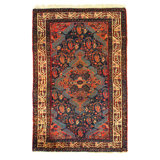 Antique One-of-a-Kind 2'6" X 4' Hand Knotted Area Rug