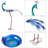 Bilche Metal Birdbath