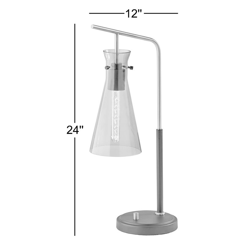 Lampe de bureau en métal Galilee