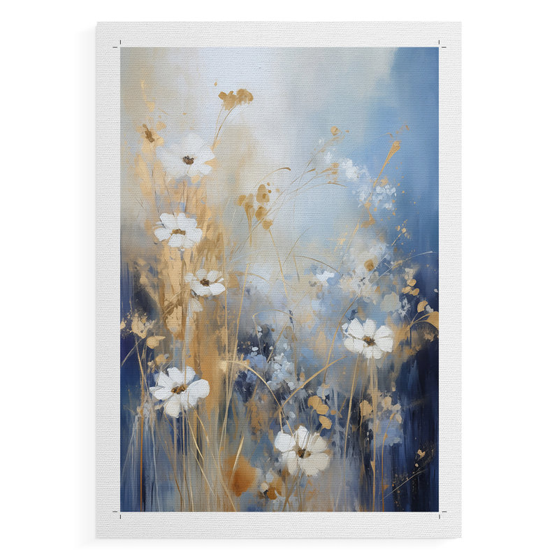FLORAL Series CCCVII -Canvas Print Only - NOT FRAMED, 18" H x 12" W
