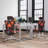 Ergonomic Mesh Office Chair with Adjustable Lumbar Support and Padded Armrests for 300lbs-1142399076
