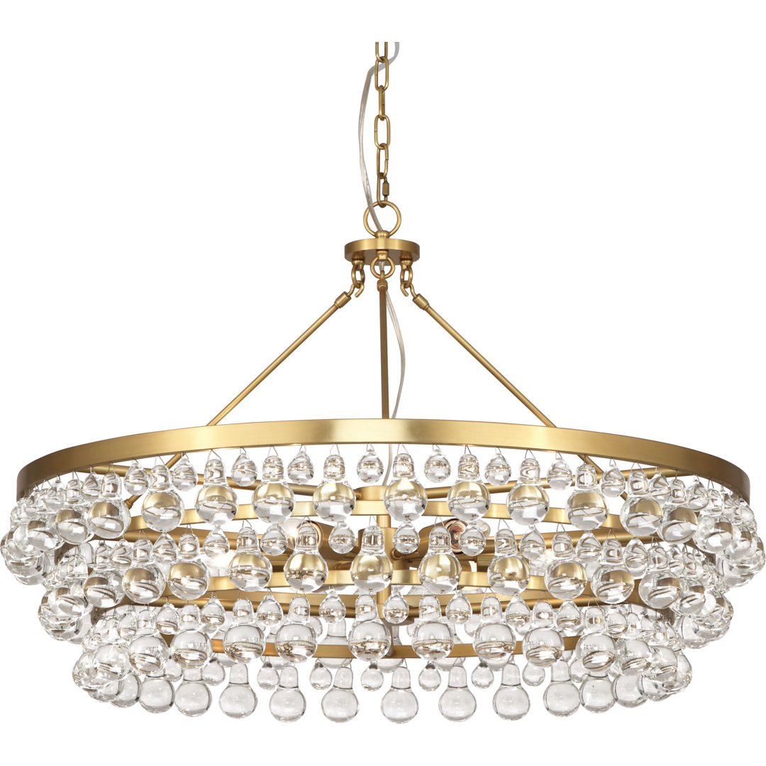 Bling 6 - Light Dimmable Geometric Chandelier Robert Abbey 