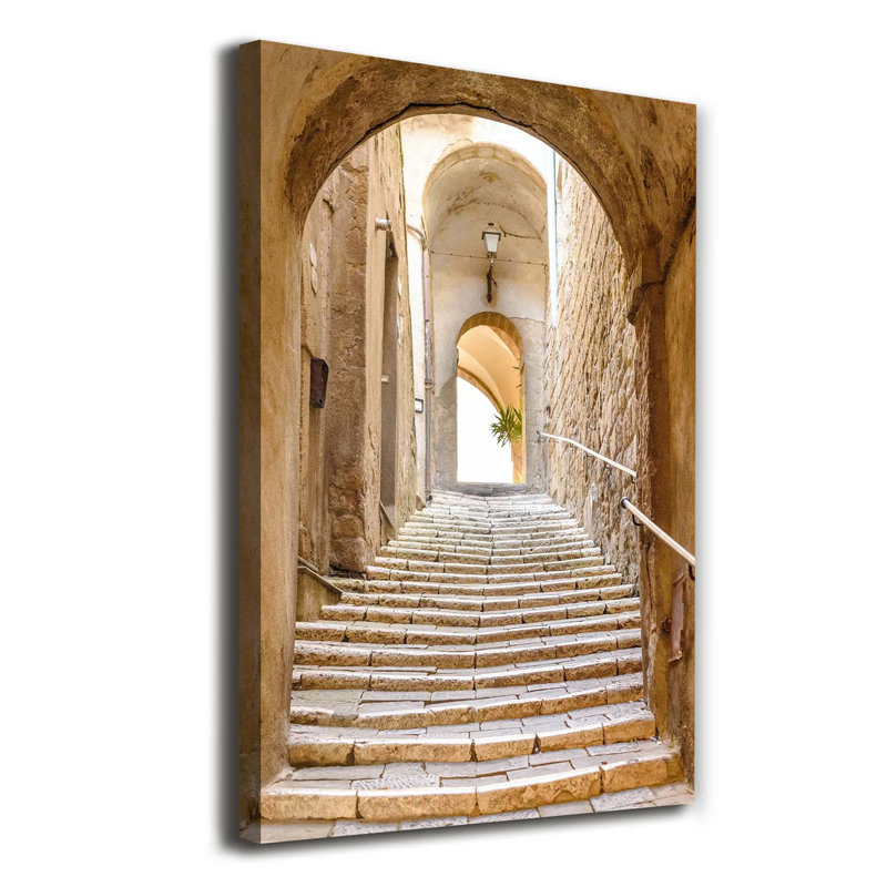 Narrow Streets - Wrapped Canvas Print