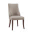 Chaise rembourrée en cuir de hêtre Connie-111807689