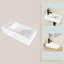 Belfry Bathroom Mahon 36.5mm L x 18mm W Natural Ceramic Rectangular Sink with Tap and Overflow-793730933