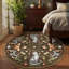 Tapis floral et chat lavable pour salle de bain, salon et chambre à coucher-1848706135-1848706133