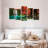 " Red Waterfall " 5 Piece Art Print-1488459772