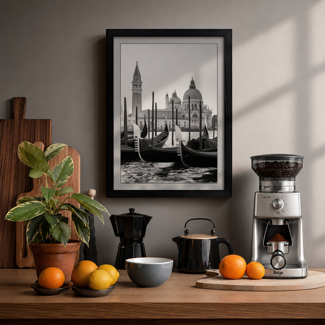 Venice's Grand Canal Vintage - Framed Print
