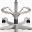 Fauteuil réglable en position assise / debout HœG Capisco-122741249-123277898-123277899