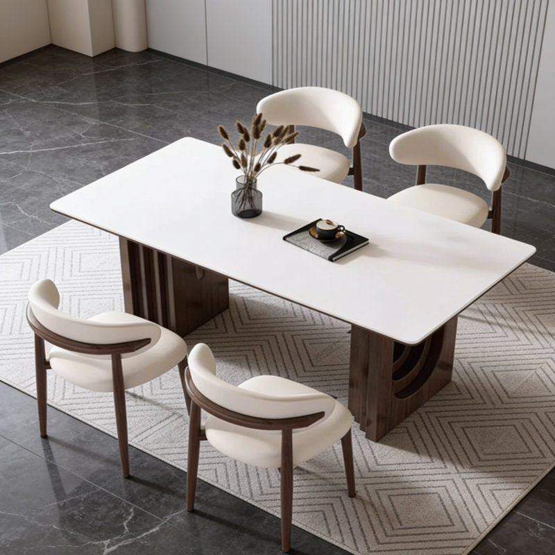 Table de salle à manger rectangulaire simple, H 29,53 po x L 70,87 po x l 35,43 po