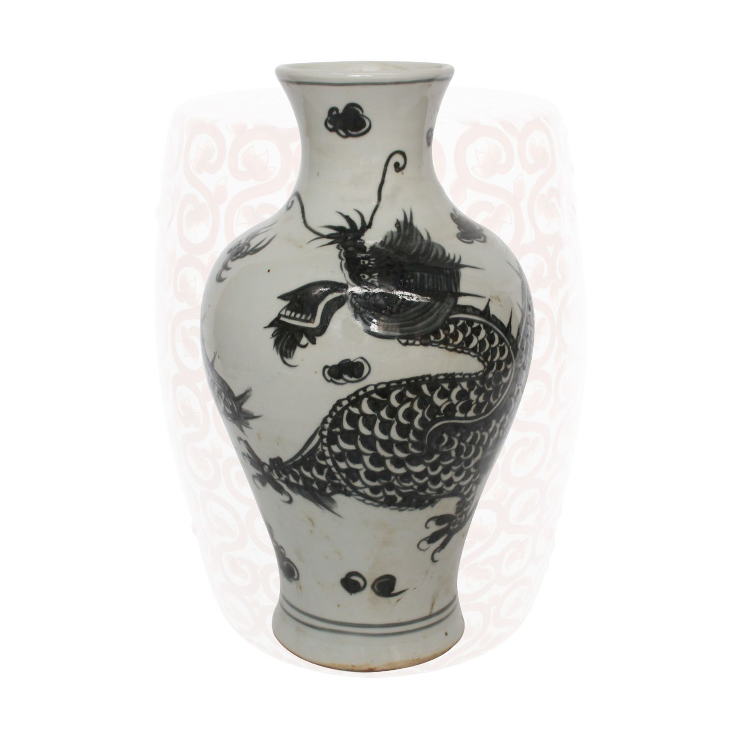 Legend of Asia Black/White Indoor / Outdoor Porcelain Table Vase | Wayfair