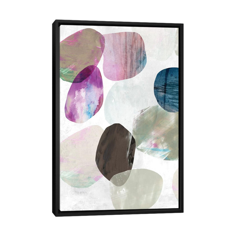 Art sur toile Marble II, H 26 po x l 18 po x P 1,5 po, Toile avec cadre noir, Pas de tapis