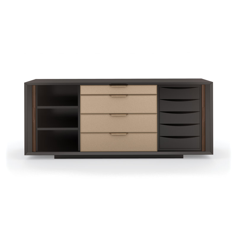 9 - Drawer Dresser, Dark Chocolate/Walnut