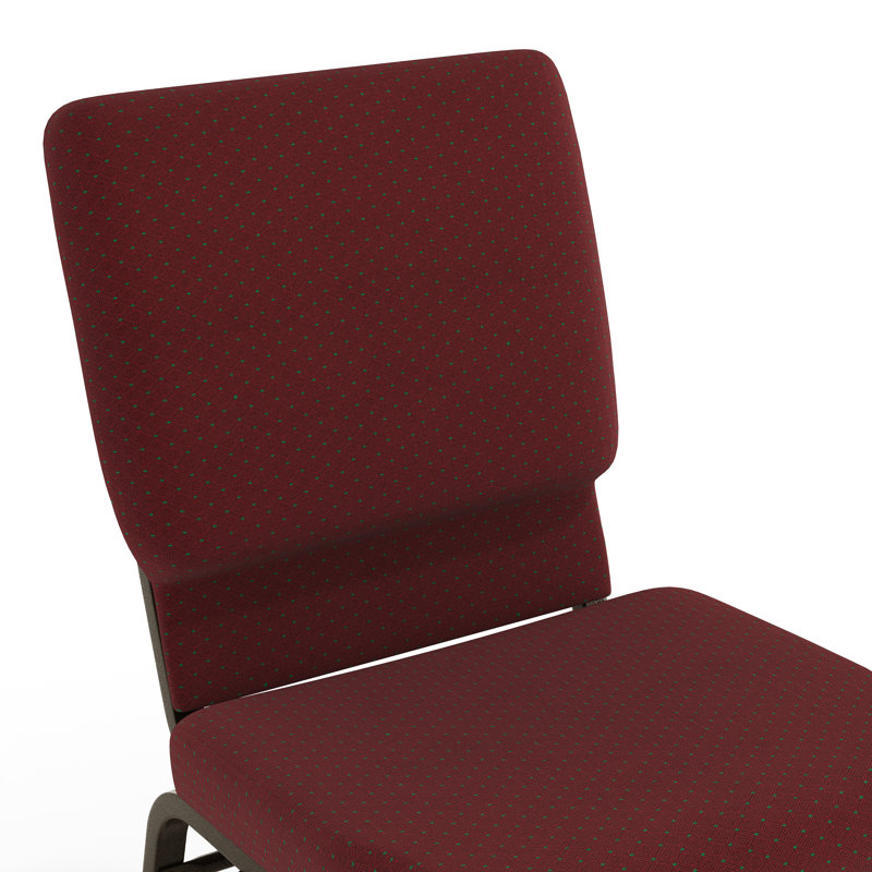 Chaise d'église en tissu 18,5 po Htwe