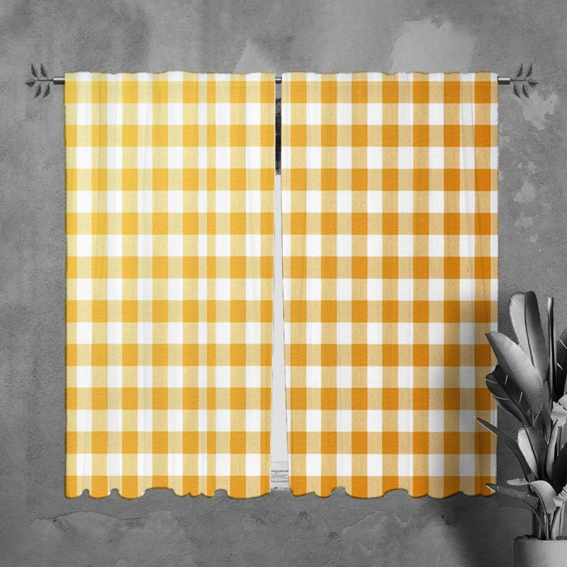 Paire de rideaux obscurcissant en polyester, L 40 po x L 61 po