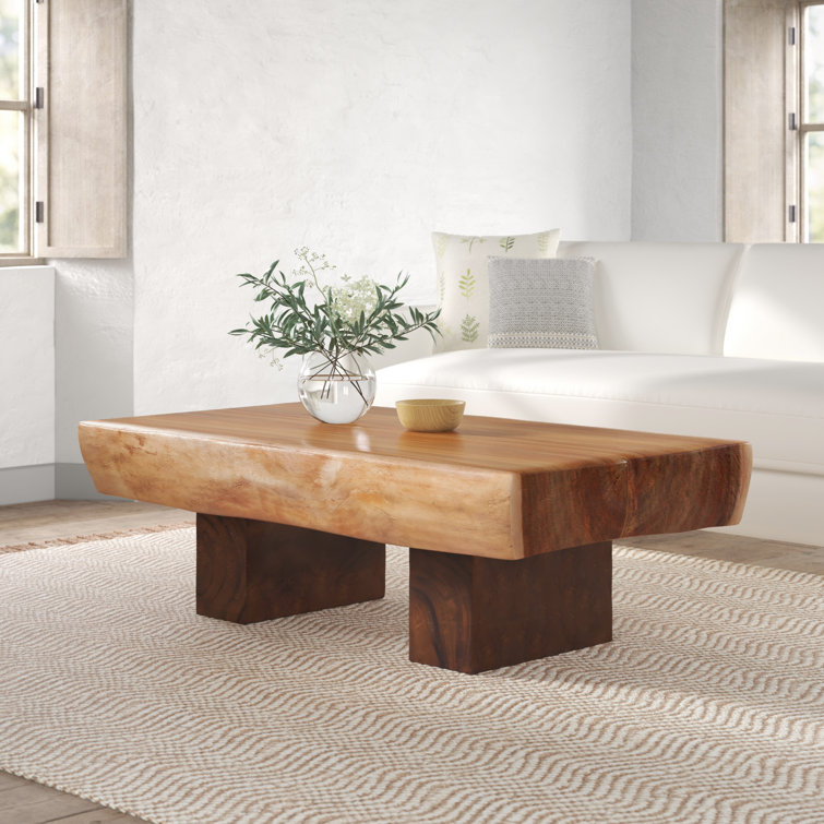 Gertrude Natural Wood Coffee Table Birch Lane