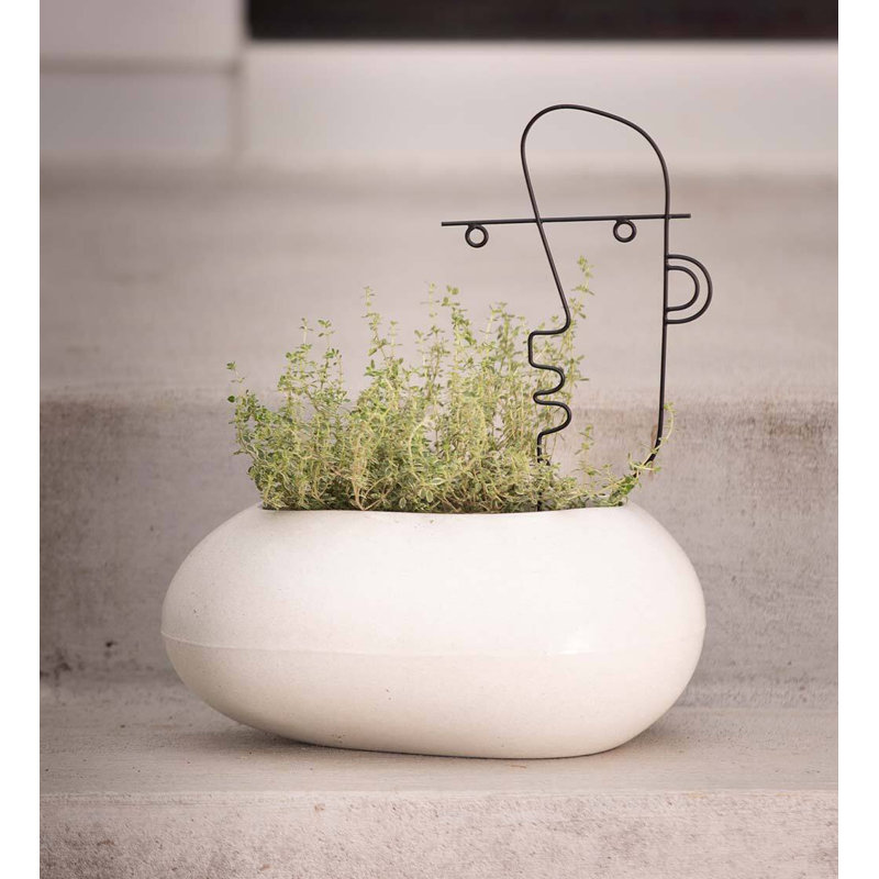 Dimitritchka Planter, White
