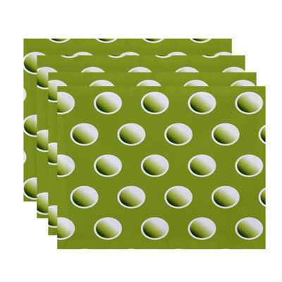 Polyester Geometric Rectangle Placemat