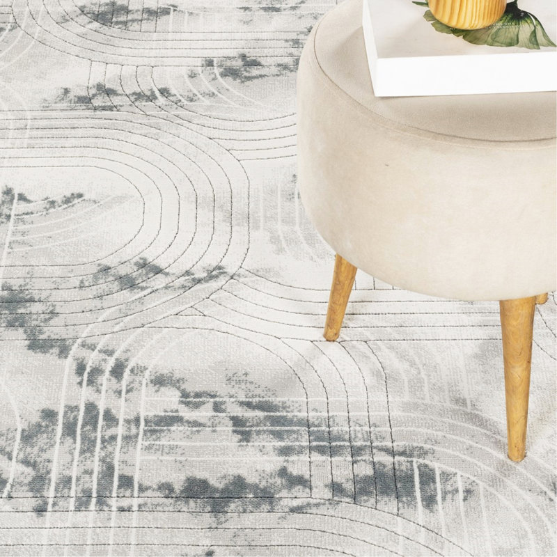 Gray Area Rug, Runner 2'7" x 9'10"