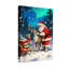 Père Noël de Noël avec renne et traîneau-780031530