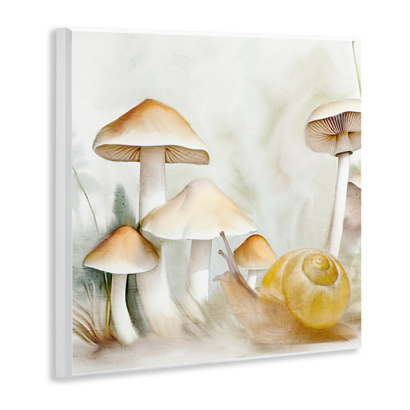 Art mural, escargot et champignons naturels par Kim Allen